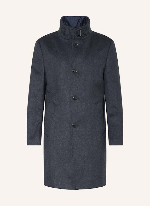 BALDESSARINI Coat with removable trim DARK BLUE