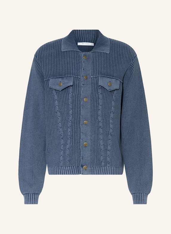DAILY PAPER Cardigan TANO DARK BLUE