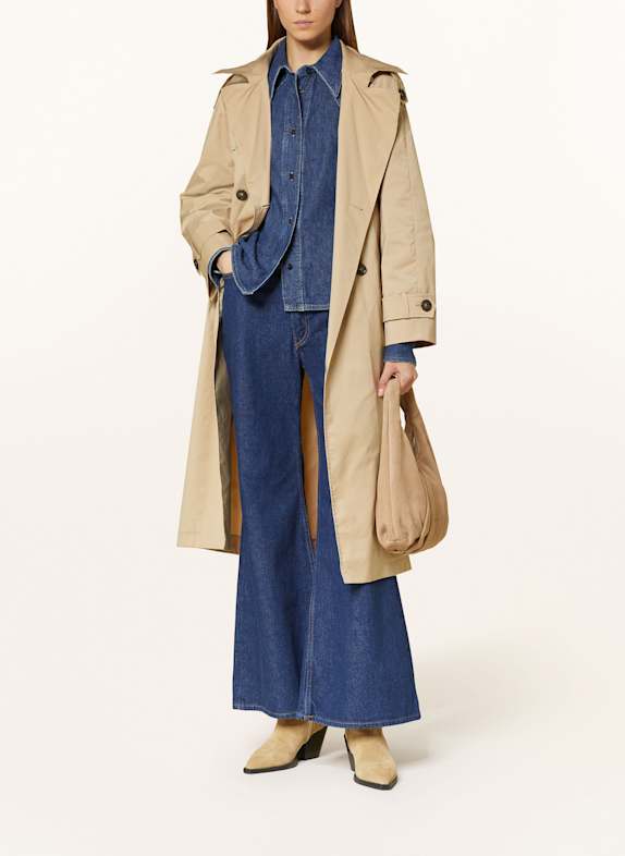 CINZIA ROCCA Trenchcoat CAMEL