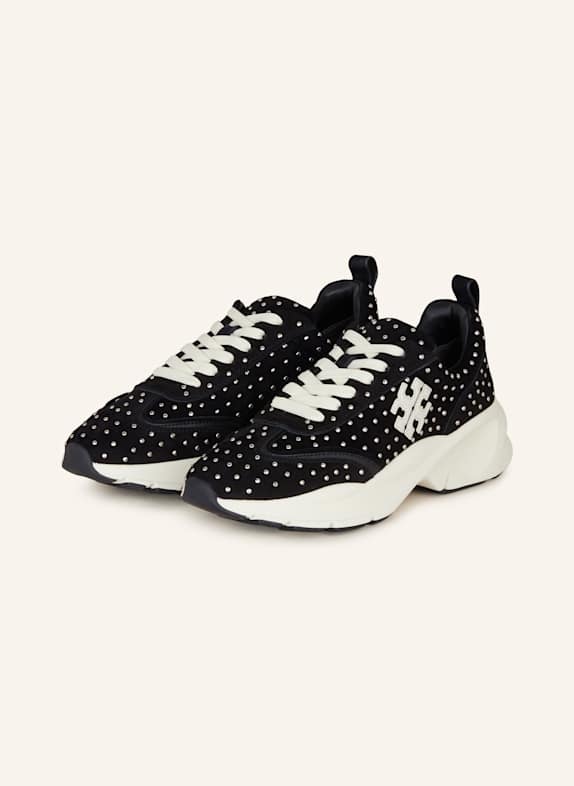 TORY BURCH Sneaker mit Schmucksteinen SCHWARZ
