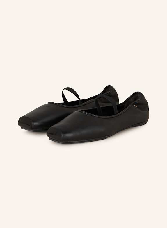 TORY BURCH Mary-Jane-Ballerinas SCHWARZ