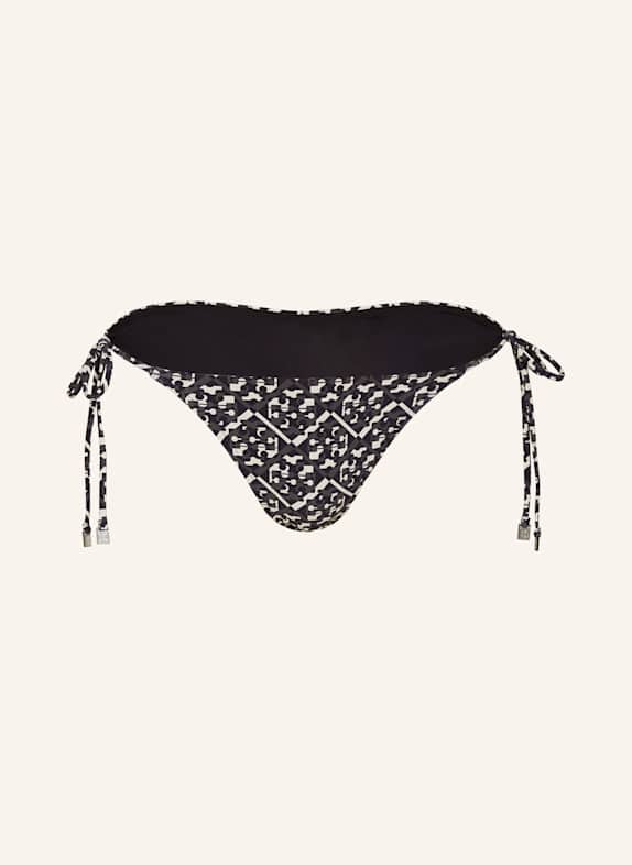 TORY BURCH Triangel-Bikini-Hose SCHWARZ/ WEISS/ GRAU