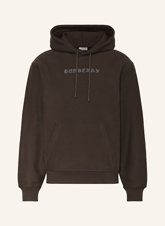 BURBERRY Hoodie DUNKELBRAUN