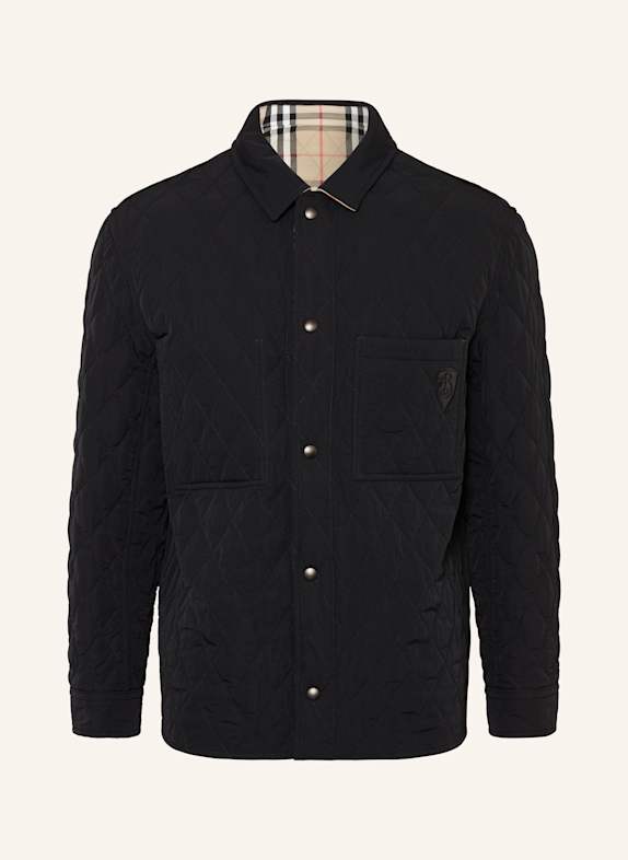 BURBERRY Steppjacke zum Wenden SCHWARZ/ BEIGE