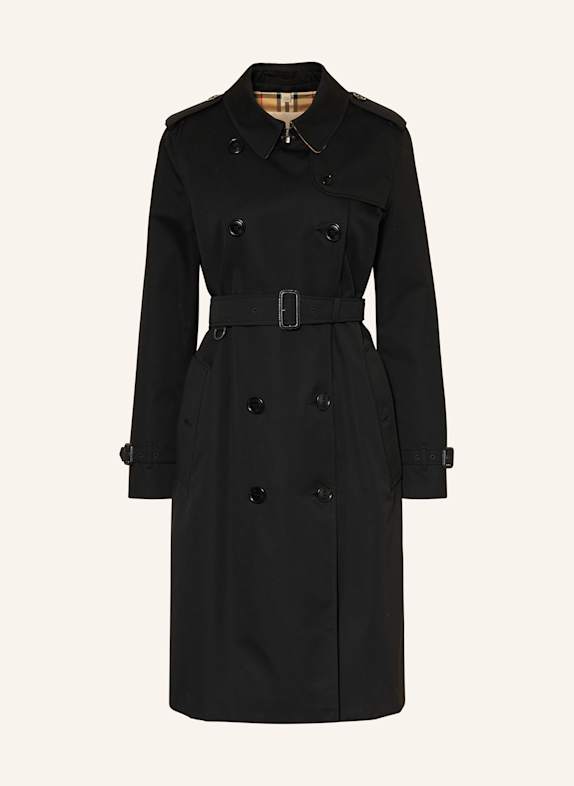BURBERRY Trenchcoat KENSINGTON SCHWARZ