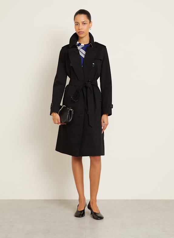 BURBERRY Trenchcoat KENSINGTON SCHWARZ