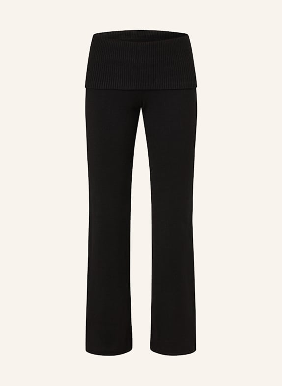 gina tricot Strickhose SCHWARZ