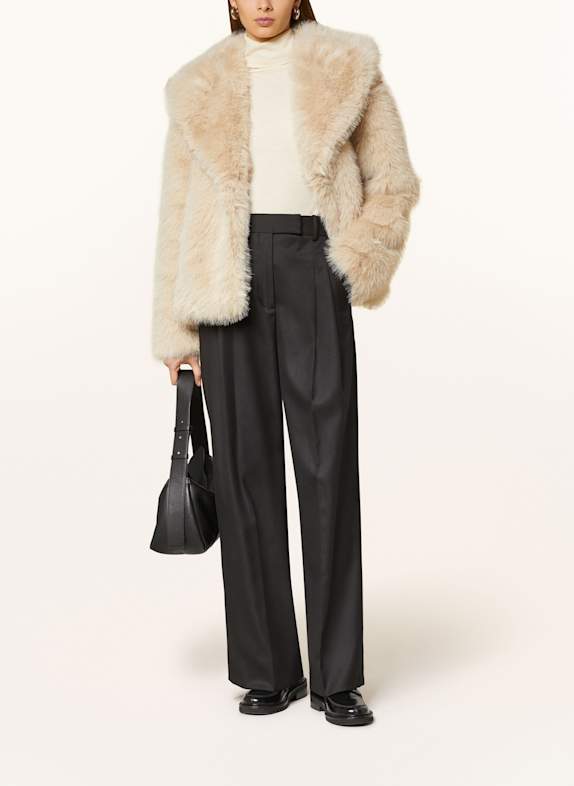 gina tricot Kunstfell-Jacke CREME