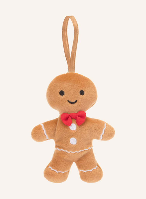 Jellycat Zabawka pluszowa FESTIVE FOLLY GINGER FRED BEŻOWY/ BIAŁY/ CZERWONY