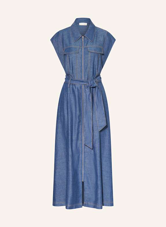 Phase Eight Hemdblusenkleid LYRIC aus Satin DUNKELBLAU