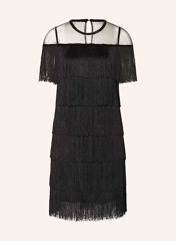 Phase Eight Kleid VIOLA mit Schmuckperlen SCHWARZ