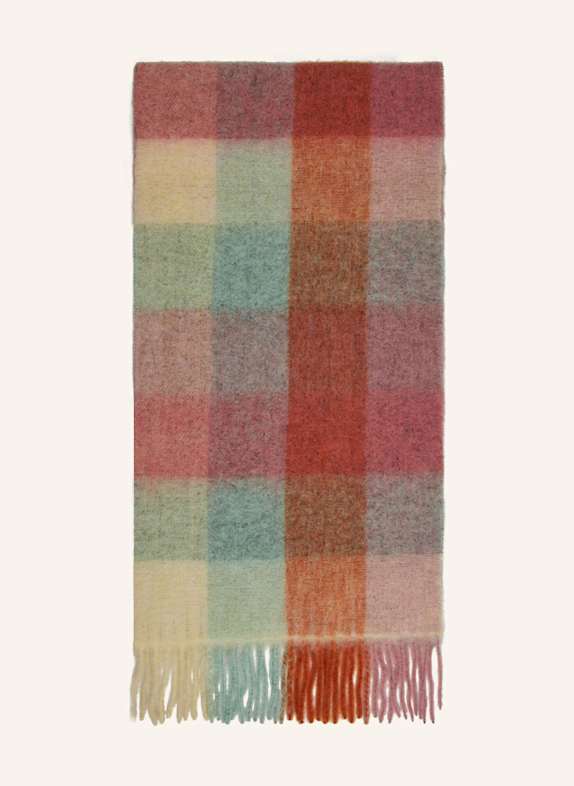 HOLZWEILER FRESIA scarf LIGHT GREEN/ PINK/ ORANGE