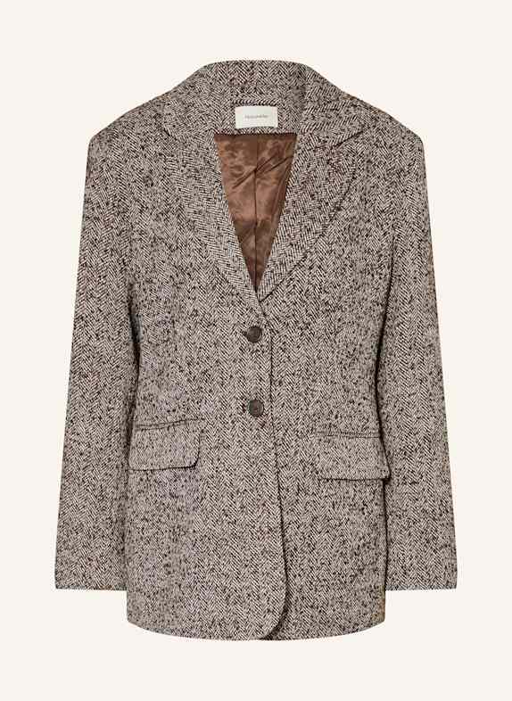 HOLZWEILER Blazer EMI DARK BROWN/ WHITE