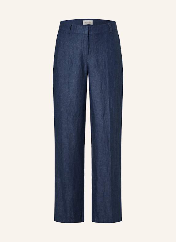 MSCH COPENHAGEN Leinenhose MSCHNAIRA CLARITTA BLAU