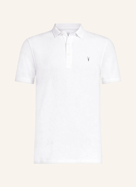 ALLSAINTS Piqué-Poloshirt REFORM Slim Fit WEISS