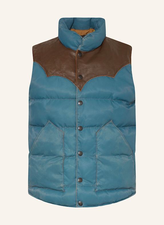 RRL Steppweste BRAUN/ BLAU