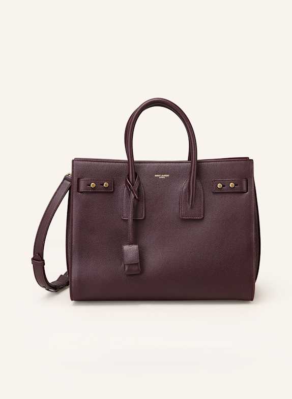 SAINT LAURENT Torebka SAC DE JOUR CIEMNOCZERWONY