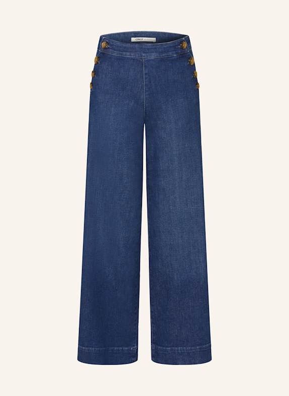 ONLY Straight Jeans Dark Medium Blue Denim