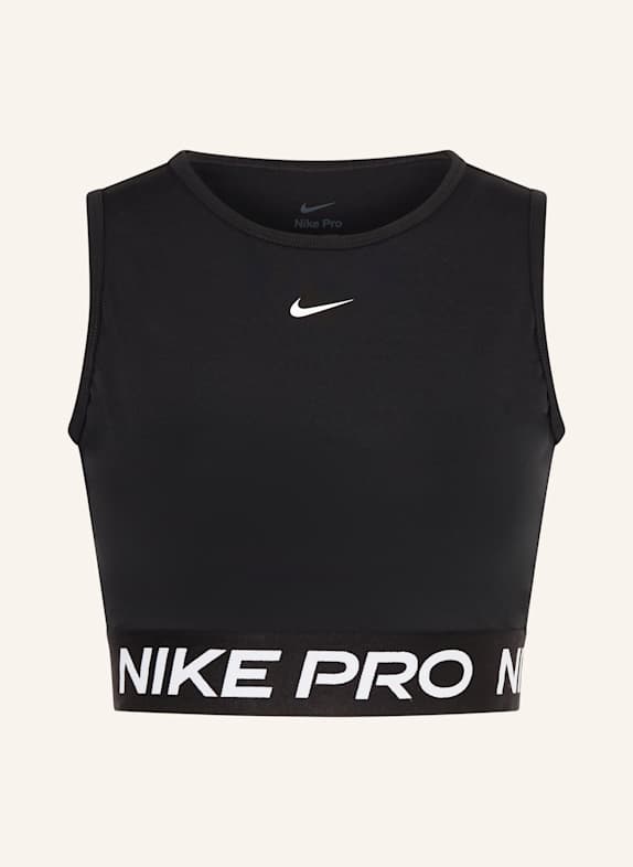 Nike Cropped-Top PRO 365 DRI-FIT SCHWARZ/ WEISS