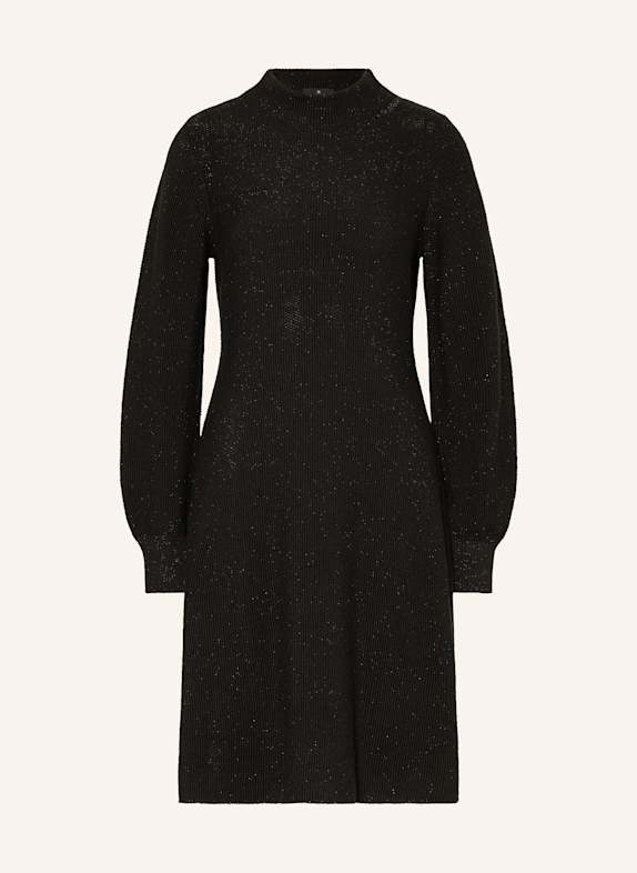 monari Strickkleid mit Glitzergarn SCHWARZ