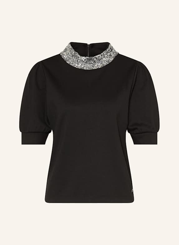 monari padded down-blend jacket SCHWARZ