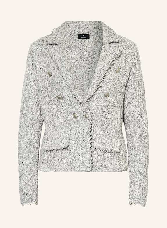 monari Blazer mit Glitzergarn WEISS/ SCHWARZ/ SILBER