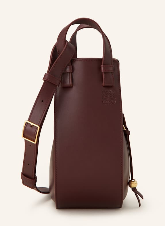 LOEWE Umhängetasche HAMMOCK SLICE DUNKELROT