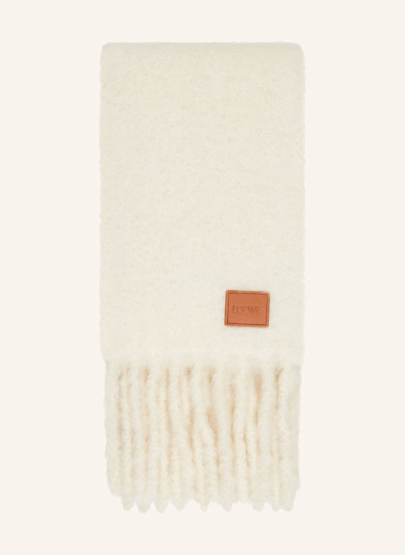 LOEWE Mohair-Schal ECRU