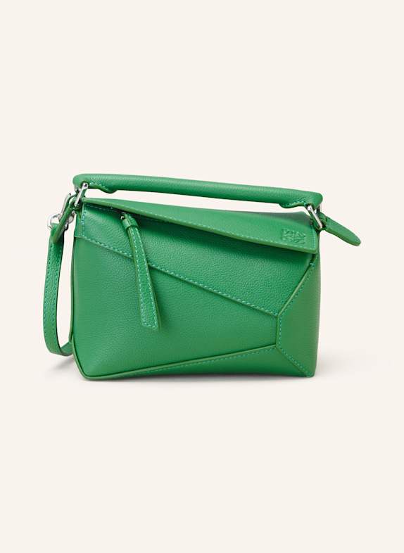 LOEWE Handtasche PUZZLE EDGE MINI GRÜN