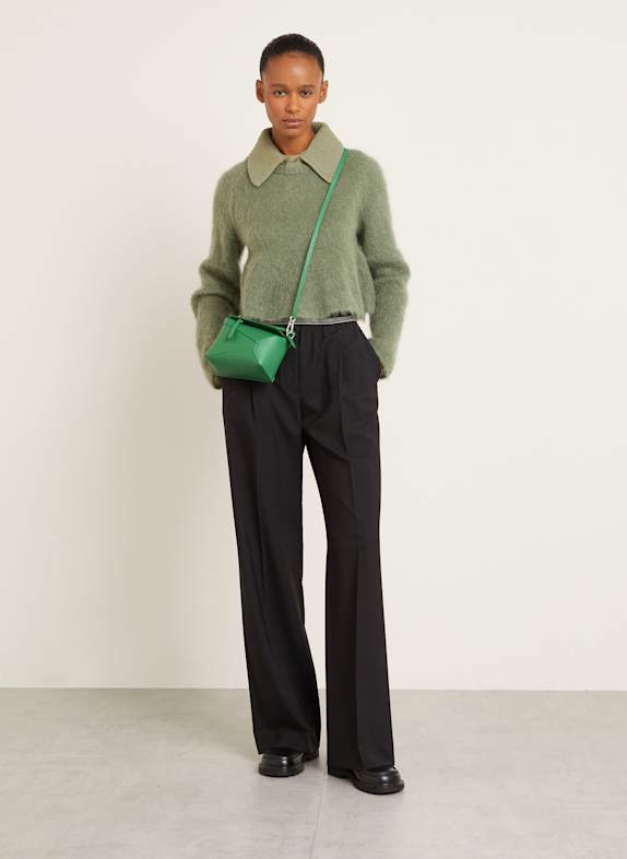LOEWE Handtasche PUZZLE EDGE MINI GRÜN