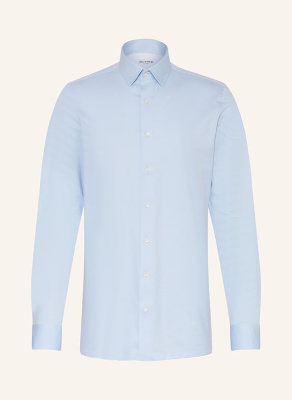 OLYMP Jerseyhemd Luxor 24/Seven modern fit HELLBLAU