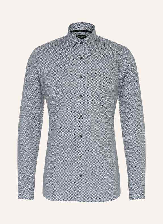 OLYMP Hemd No. Six super slim BLAUGRAU/ SCHWARZ/ WEISS