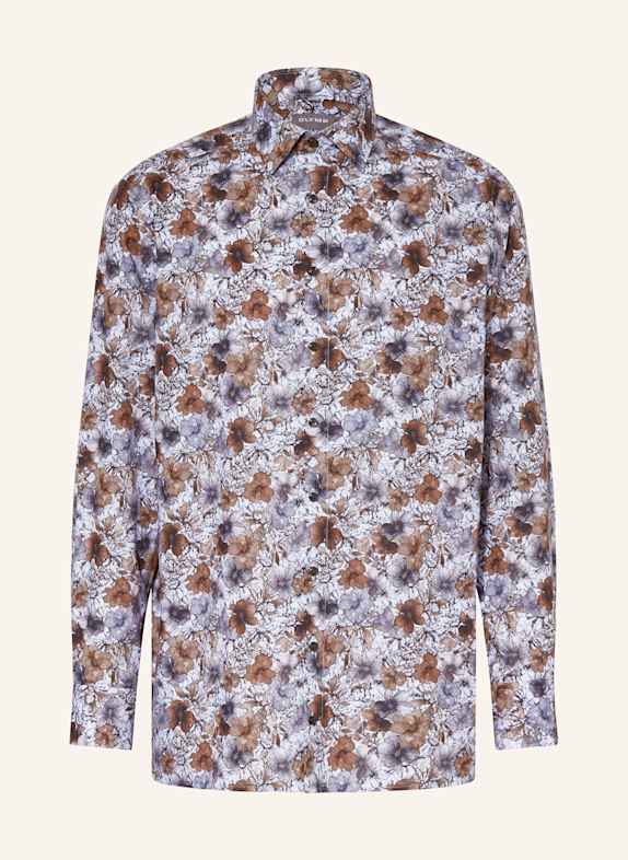 OLYMP Hemd Luxor comfort fit mit extra langem Arm HELLBLAU/ DUNKELORANGE/ HELLORANGE