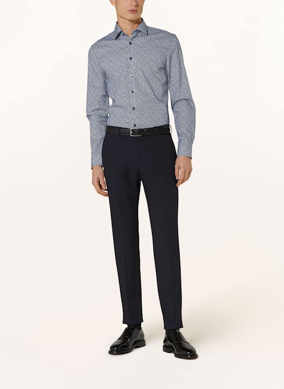 OLYMP Hemd No. Six super slim DUNKELBLAU / HELLBLAU / WEISS