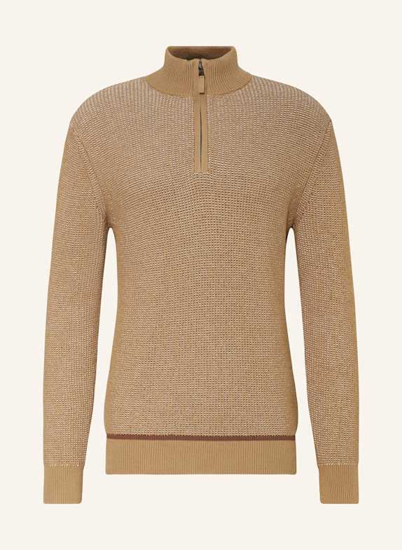 OLYMP Koszula LUXOR modern fit CAMELOWY