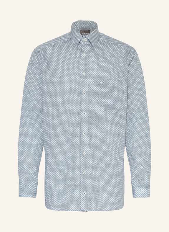 OLYMP Hemd Luxor comfort fit GRÜN/ DUNKELBLAU/ WEISS