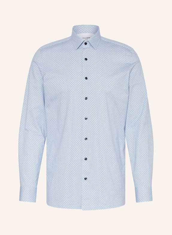 OLYMP Jerseyhemd Luxor 24/Seven modern fit HELLBLAU