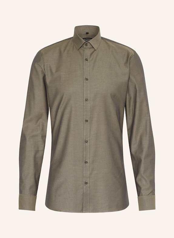 OLYMP Hemd No. Six super slim TAUPE