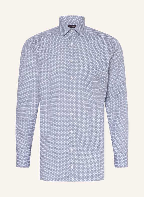 OLYMP Hemd Luxor modern fit DUNKELBLAU/ WEISS
