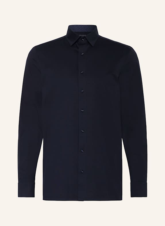 OLYMP Jerseyhemd Luxor modern fit DUNKELBLAU