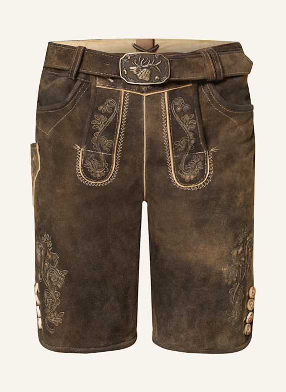 Spieth & Wensky Trachten-Lederhose EVEREST KHAKI