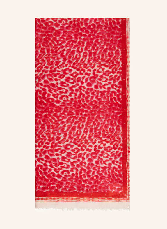 friendly hunting Cashmere-Schal HELLROSA/ ROT/ PINK