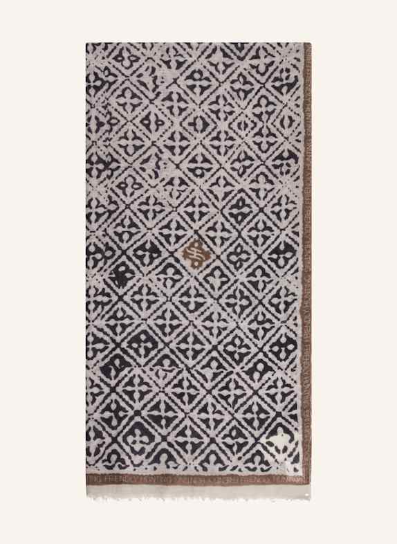 friendly hunting Kaszmirowy szal EYES OF MARAKECH BEŻOWY/ JASNOCZARY/ CZIEMNOSZARY