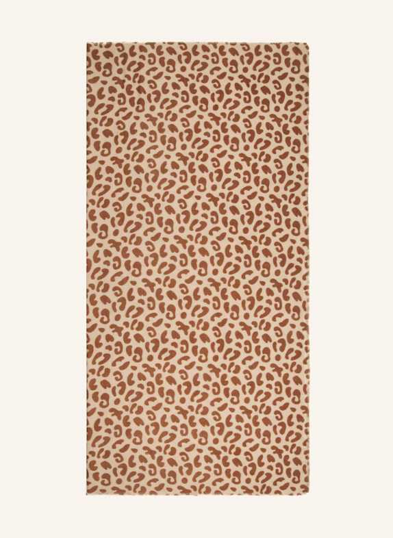 CODELLO Tuch CREME/ COGNAC