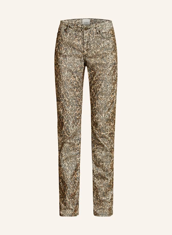 ISABEL MARANT Cordhose FERNI CREME/ SCHWARZ/ BRAUN