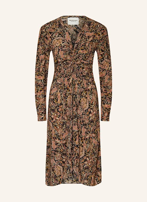 MARANT ÉTOILE Kleid ZELIHA SCHWARZ/ BRAUN/ ROT