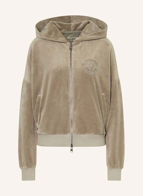 Juvia Lounge jacket in velour TAUPE