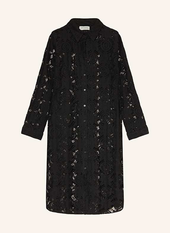 lollys laundry Hemdblusenkleid MMUMBALL aus Spitze SCHWARZ