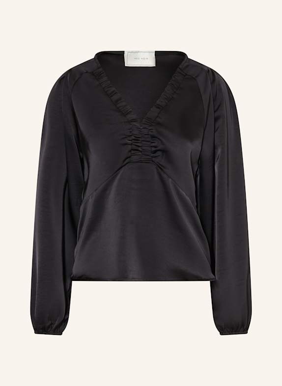 NEO NOIR Yves Saint Laurent Pre-Owned double-breasted chenille jacket BLACK