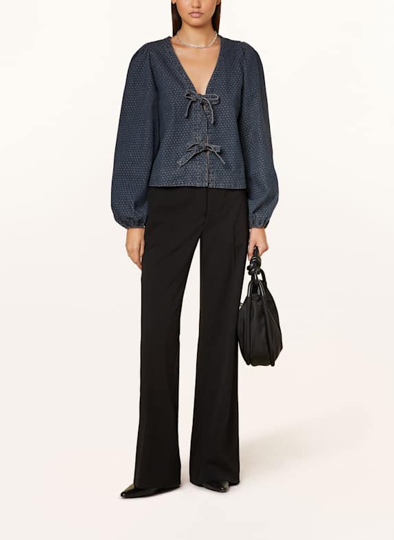 NEO NOIR Jeansy SILVI w stylu jeansowym GRANATOWY